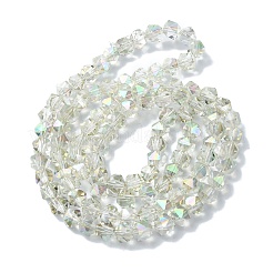 Гальванические стеклянные бусины X-EGLA-L018-B-AB02