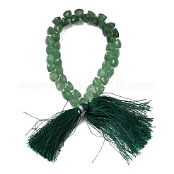 Naturales verdes fresa de cuarzo hebras de abalorios&nbsp;GG-NH0010-D01-01