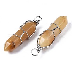 Нефрит из натурального топаза&nbsp;G-T122-70H