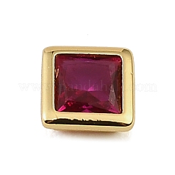 Cabochons en zircon cubique pavés de laiton&nbsp;CU-CBA30E8-05G