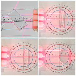 5шт 5 стиль акриловая физика оптическая линза AJEW-GA0003-06