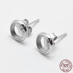 Accessoires de clous d'oreilles en 925 argent sterling&nbsp;STER-F032-04S