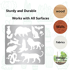 Трафареты для штампов из нержавеющей стали&nbsp;DIY-WH0289-027