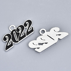 Pendentifs d'émail en alliage&nbsp;PALLOY-N160-001-01S-RS
