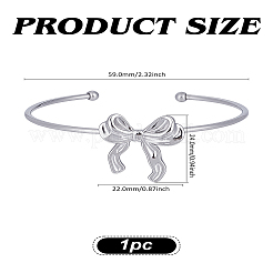 1 шт. браслет-манжета из нержавеющей стали 304&nbsp;BJEW-LP0003-31P