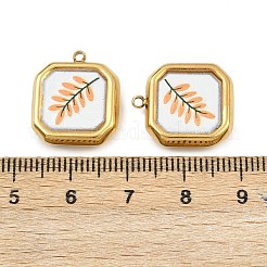 Pendentifs imprimés en acier inoxydable 304&nbsp;STAS-P419-07G-01