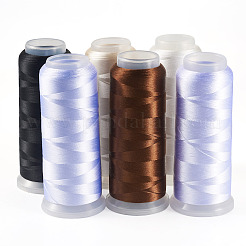 6 рулон велюровой пряжи 6 цветов&nbsp;AJEW-TA0002-70C