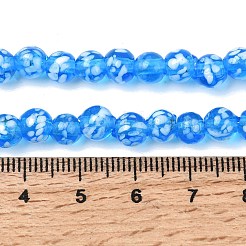 Chapelets de perles vernissées manuelles&nbsp;LAMP-H071-01A-10