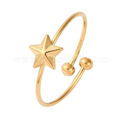 Кольцо-манжета из нержавеющей стали 304 для женщин&nbsp;RJEW-A071-01C-G