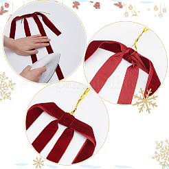 Полиэстеровые банты подвесные украшения&nbsp;FIND-ME0002-74B