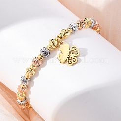 Браслеты из латуни BJEW-C090-02G-C