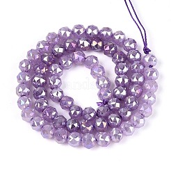 Anlaufschutz-Glasperlenstränge mit galvanischer Beschichtung&nbsp;GLAA-N064-6mm-02