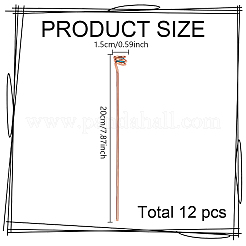 12 шт. алюминиевая опора для роста растений DIY-GO00004