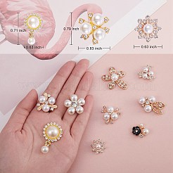 20pcs 10 cabochons en alliage de style&nbsp;FIND-SZ0001-59