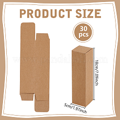 Kraftpapier-Verpackungsboxen für ätherische Ölgeschenke&nbsp;LS-CON-WH0107-59A-01
