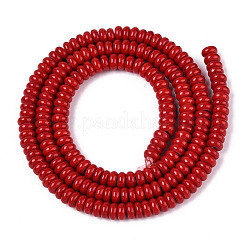 Синтетических нитей бирюзовые бусы G-N352-18