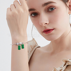 4шт натуральный мьянманский нефрит/бирманский нефрит европейские бусины G-PA0001-31