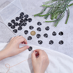 60шт акриловые пуговицы BUTT-PH0001-59A-02