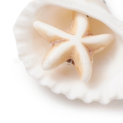 Летние пляжные подвески из натуральных ракушек&nbsp;PALLOY-JF02649