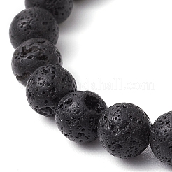 Braccialetti elastici con perline di pietre preziose miste naturali per donne e uomini&nbsp;BJEW-JB11280