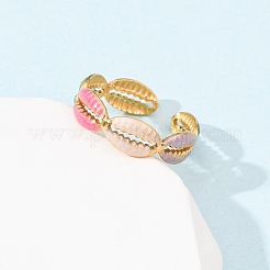 Кольца-манжеты из нержавеющей стали 304 для женщин RJEW-D334-02B-G