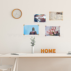 10 шт. 5 цвета ретро бумага для горячего тиснения самоклеящиеся наклейки для уголков для фотографий AJEW-CP0003-78