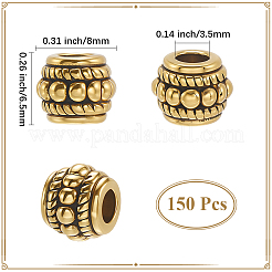 150 шт. тибетские серебряные бусины&nbsp;TIBEB-PA0001-02