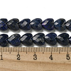 Нитки бусины из натурального ляписа-лазури G-P544-E10-01