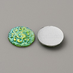 Кабошоны из смолы&nbsp;CRES-WH0001-49E