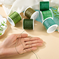 6 рулон 6 цвета 6-слойная полиэстеровая металлизированная нить OCOR-TA0003-11D