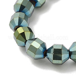 Гальванические нити из синтетических немагнитных гематитовых бусин G-I364-L01-06