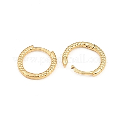 Латунная фурнитура для хооп серег EJEW-H001-43G-RS