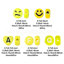 200 шт. Непрозрачные акриловые бусины MACR-FS0001-87