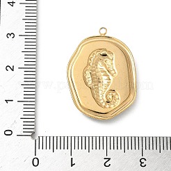 Подвески из нержавеющей стали 304 из эпоксидной смолы с натуральными ракушками и пайетками внутри STAS-L026-17G-M03