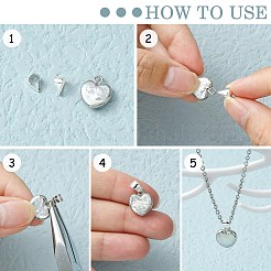 925 держатели кулонов из чистого серебра STER-T002-216S