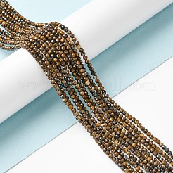 Природных тигровый глаз бисер нитей G-M399-03A