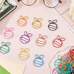 100 шт. 10 цвета железные скрепки&nbsp;AJEW-FH0006-77