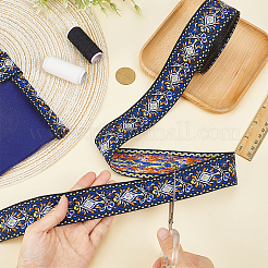 10 ярд винтажной жаккардовой полиэстеровой ленты&nbsp;SRIB-PH0001-78A