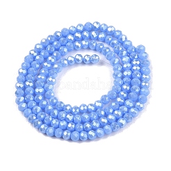 Chapelets de perles en verre électroplaqué&nbsp;LS-EGLA-A044-P1mm-A17