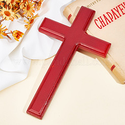 Décoration murale croix en bois de chêne&nbsp;DJEW-WH0009-32