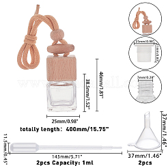 Стекло подвесные украшения HJEW-PH0001-07