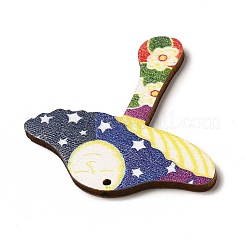 Печатные деревянные подвески WOOD-B007-01A