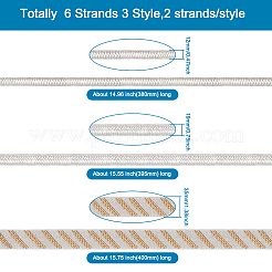 6 прядь 3 стиля блестки горячая фиксация стразы DIY-BY0001-20