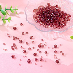 4 прядь 4 вида стеклянных бусин&nbsp;EGLA-TA0012-97A