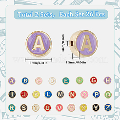 2 комплект эмалевых бусин из сплава ENAM-SC0005-10