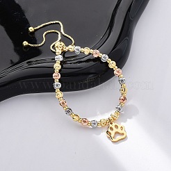 Браслеты из латуни BJEW-C090-02G-F