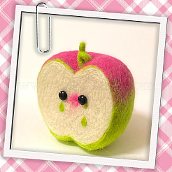 18 шт. 6-х цветная шерстяная ровница своими руками&nbsp;DIY-SP0005-80B