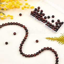 2 нить бусин из натурального красного тигрового глаза&nbsp;G-OC0002-20