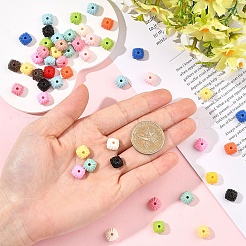 50 шт. Непрозрачные акриловые бусины&nbsp;OACR-YW0004-25