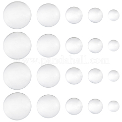 Cabochon in vetro trasparente 100 pz 5 stili&nbsp;GGLA-BBC0001-04